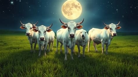 The Symbolism of Three White Cows in a Dream